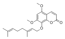 8-Geranyloxy-5,7-dimethoxycoumarin